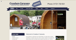 Desktop Screenshot of crossburn-caravans.com